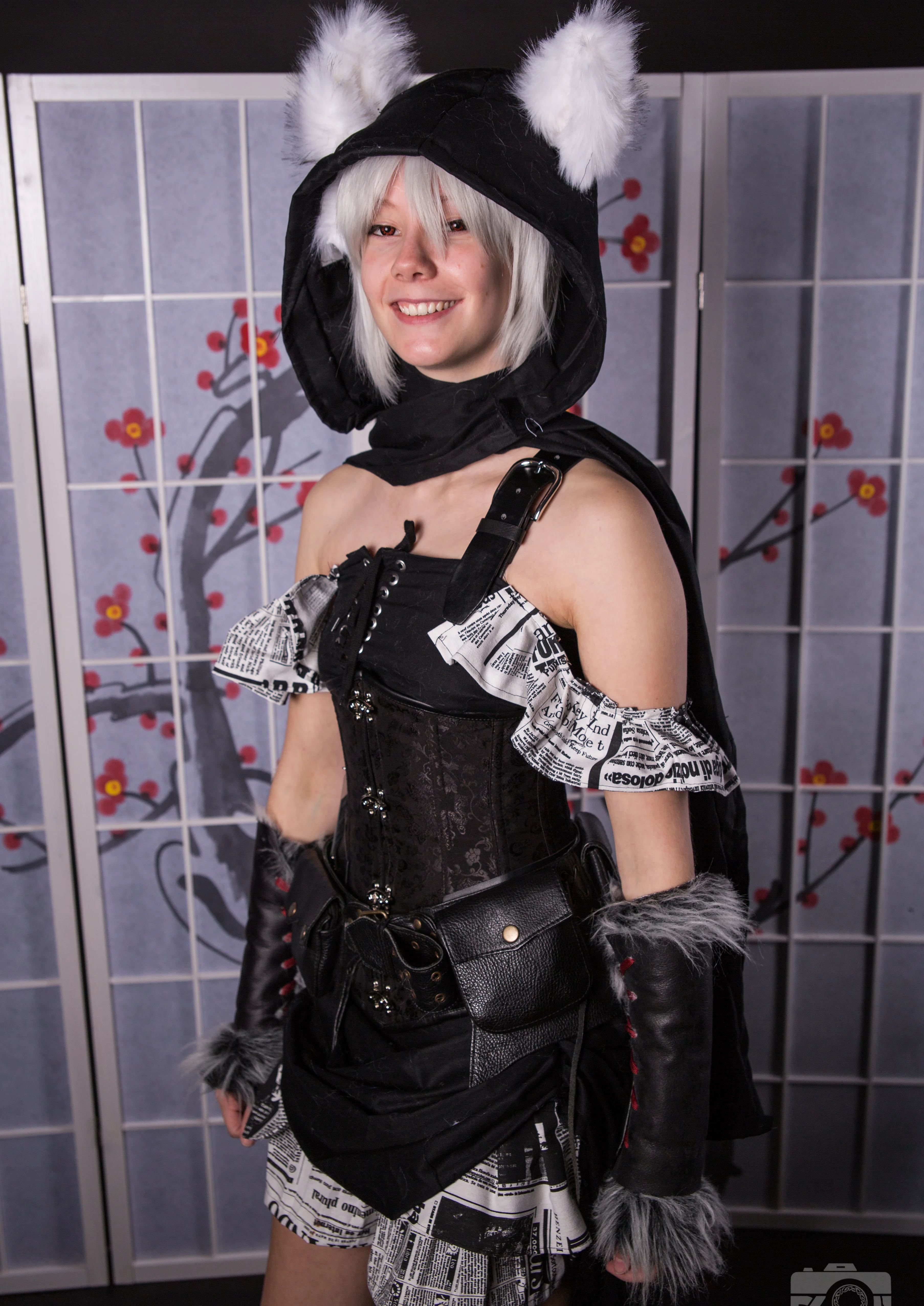 Cosplay-Cover: Zeitungskatze