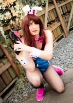 Cosplay-Cover: D.Va Bunny Suit Version