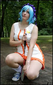 Cosplay-Cover: Kurumu Kurono 『Tennisdress』