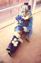 Cosplay-Cover: Snow Miku [Fluffy Coat Ver.]