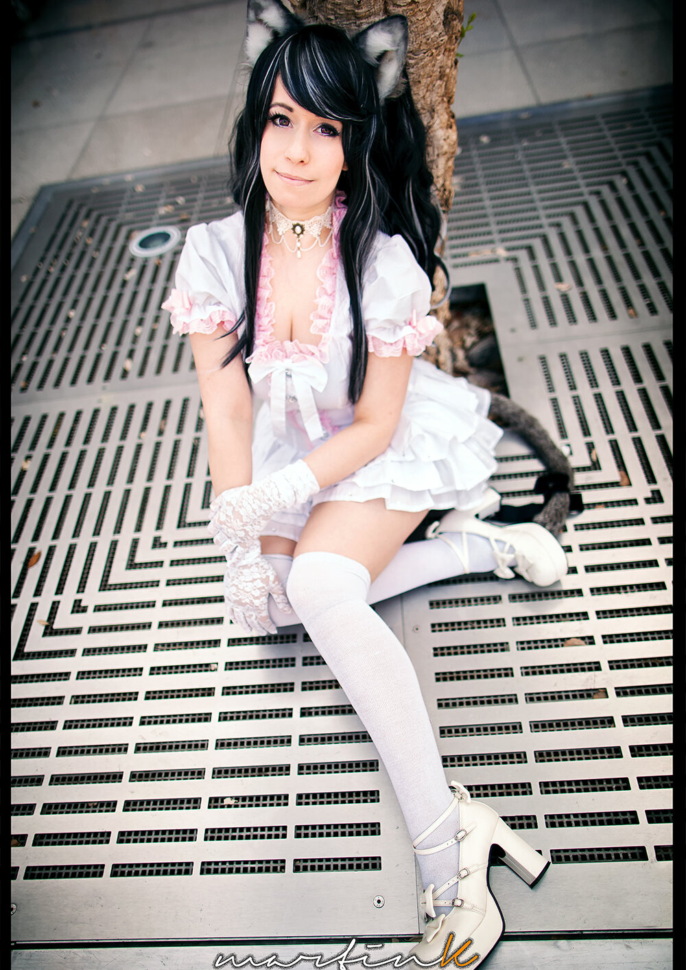 Cosplay-Cover: White Neko