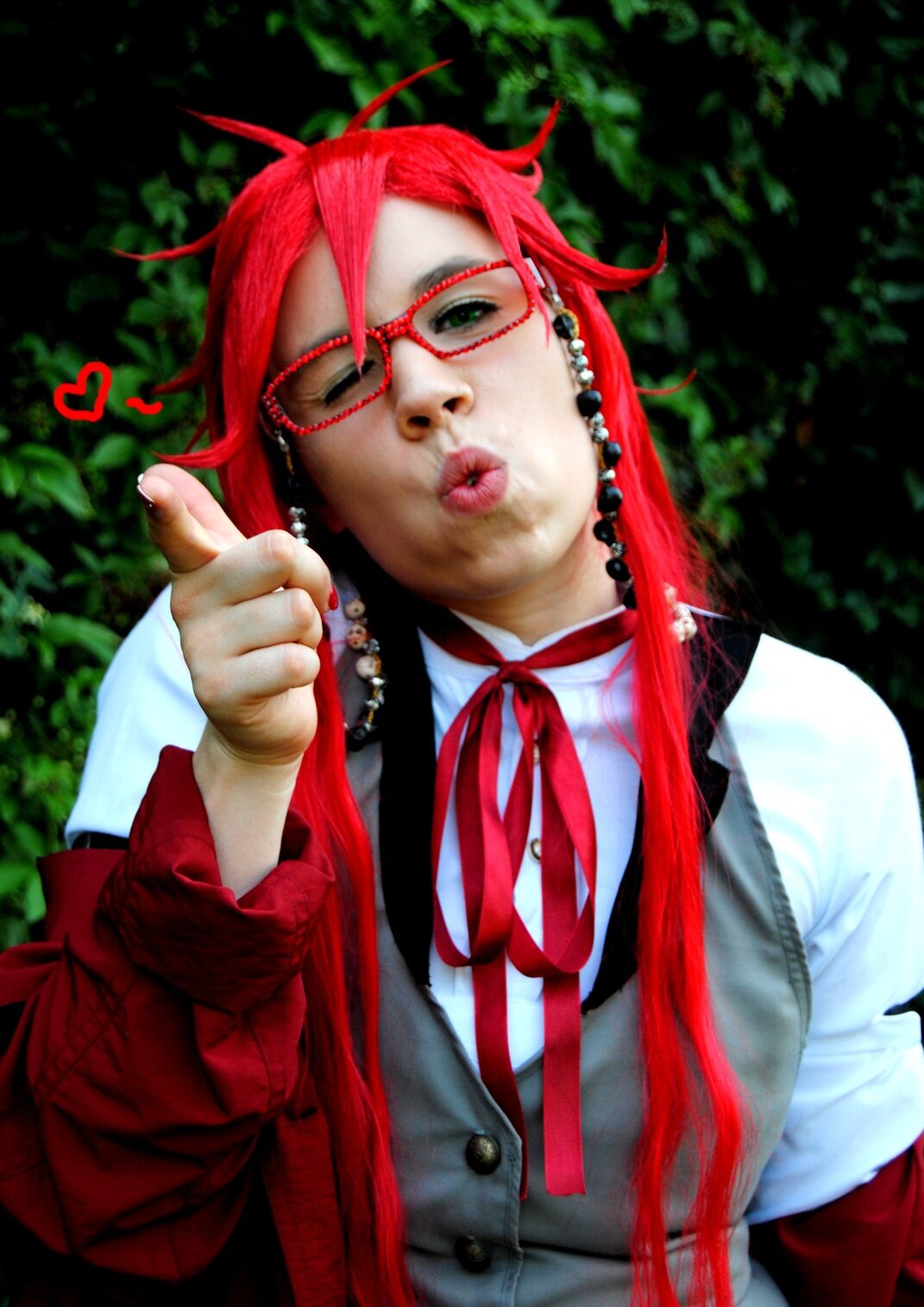 Cosplay-Cover: Grell Sutcliff