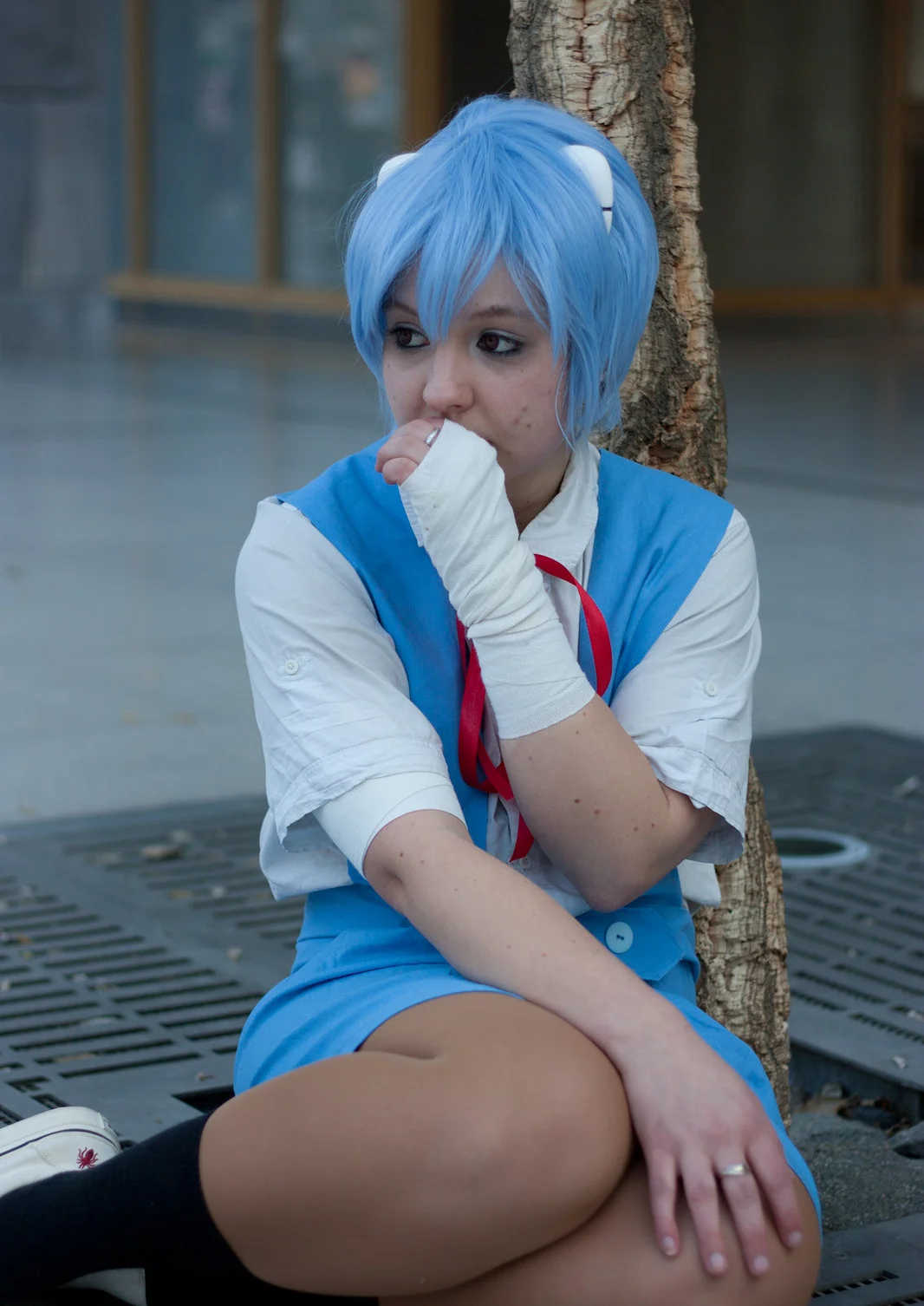 Cosplay-Cover: Rei Ayanami [School Dress]