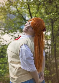 Cosplay-Cover: Asuka Soryu Langley (Sommeruniform)