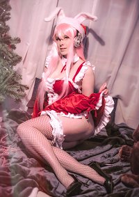 Cosplay-Cover: Sonico Christmas Bunny