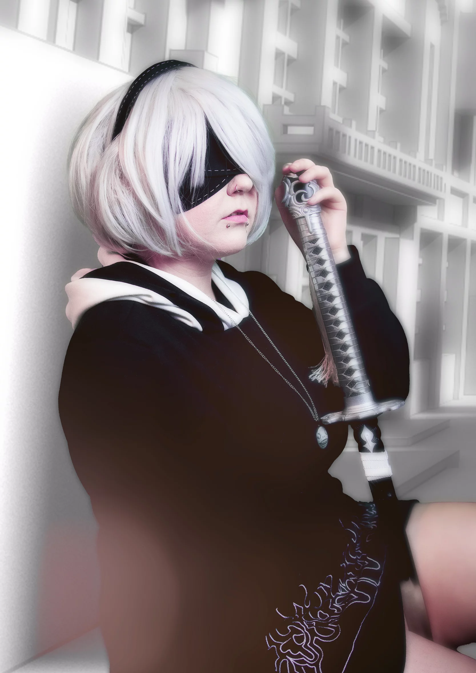 Cosplay-Cover: YoRHa No.2 Type B [Hoodie]