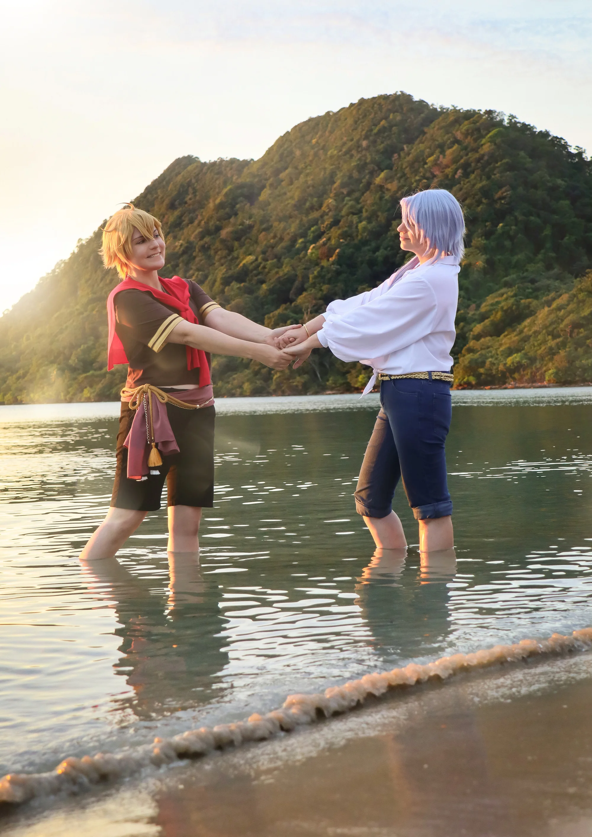 Cosplay-Cover: Ayato Kamisato - Beach