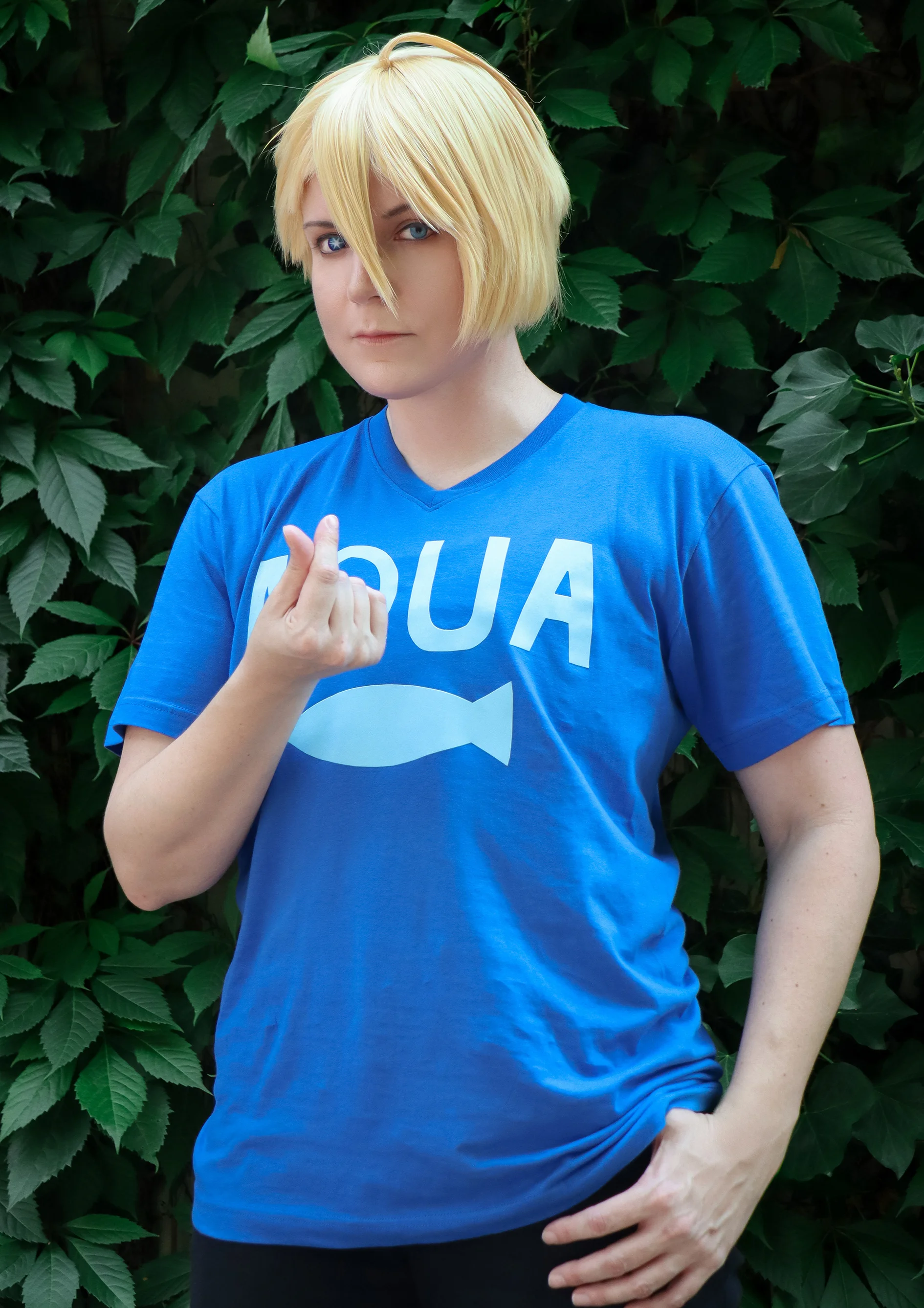 Cosplay-Cover: Aqua Hoshino *Aqua Shirt*