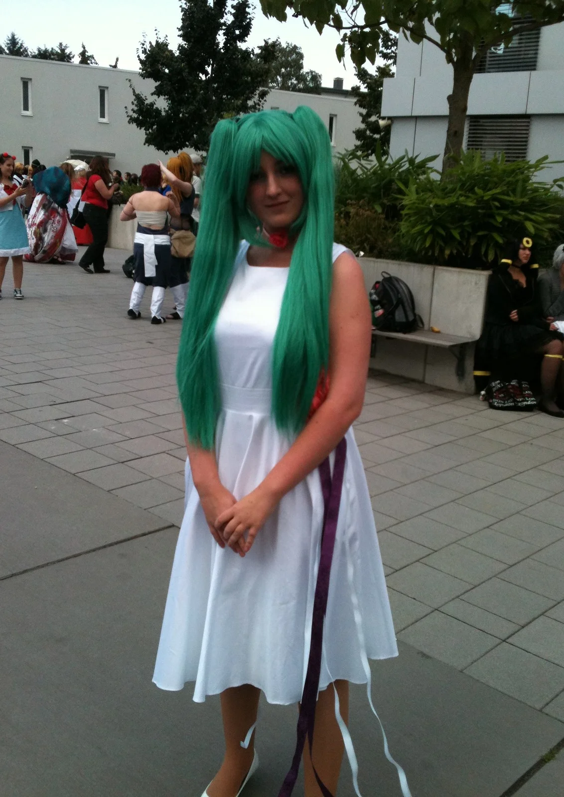 Cosplay-Cover: Miku Hatsune [White dress]