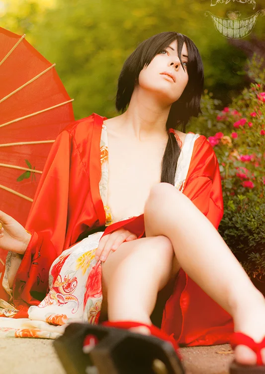 Cosplay-Cover: Shiro Yoshiwara  [Bird Kimono]