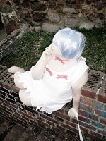 Cosplay-Cover: Rei Ayanami [Bianco e colore rosso]