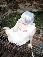 Cosplay-Cover: Rei Ayanami [Bianco e colore rosso]