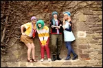 Cosplay-Cover: Ranka Lee (Interview gelber Streifenpulli)