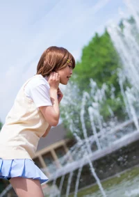 Cosplay-Cover: Yui Hirasawa (Sommer Schuluniform)