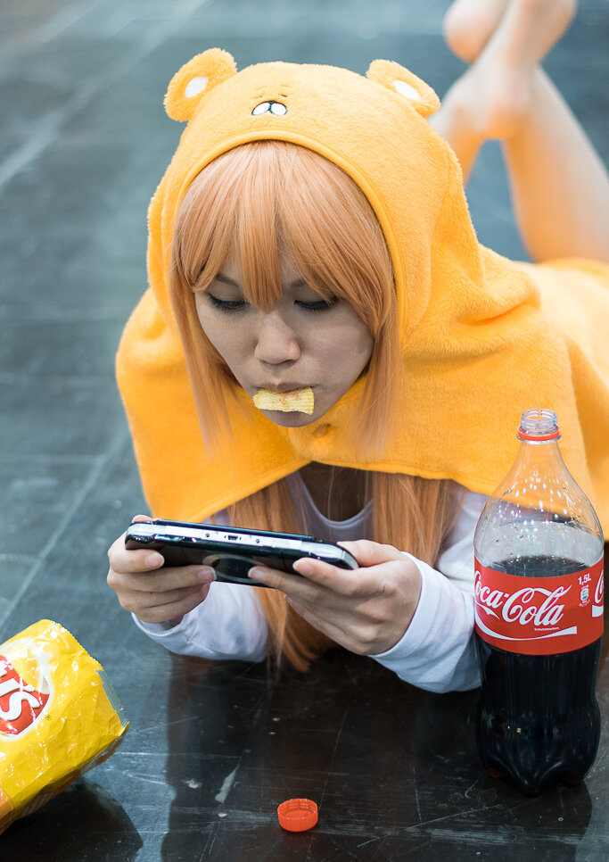 Cosplay-Cover: Umaru Doma (Hamster-Mode)