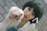 Cosplay-Cover: Saki Yamagishi (Schuluniform)