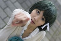 Cosplay-Cover: Saki Yamagishi (Schuluniform)