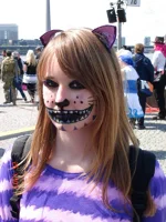 Cosplay-Cover: Grinsekatze