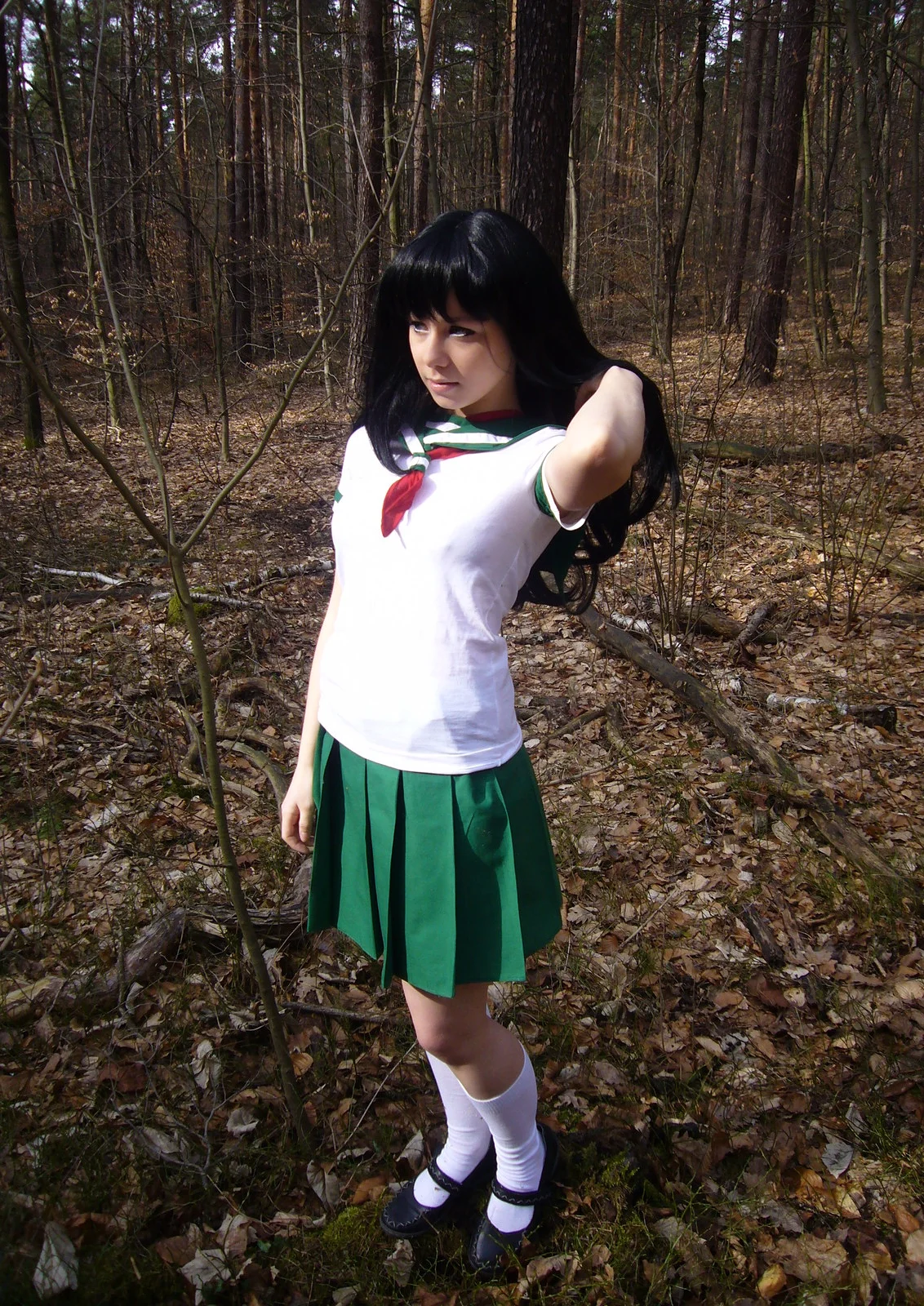 Cosplay-Cover: Kagome Higurashi (Sommeruniform)