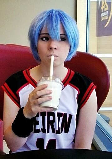 Cosplay-Cover: Kuroko Tetsuya [Seirin Trikot]