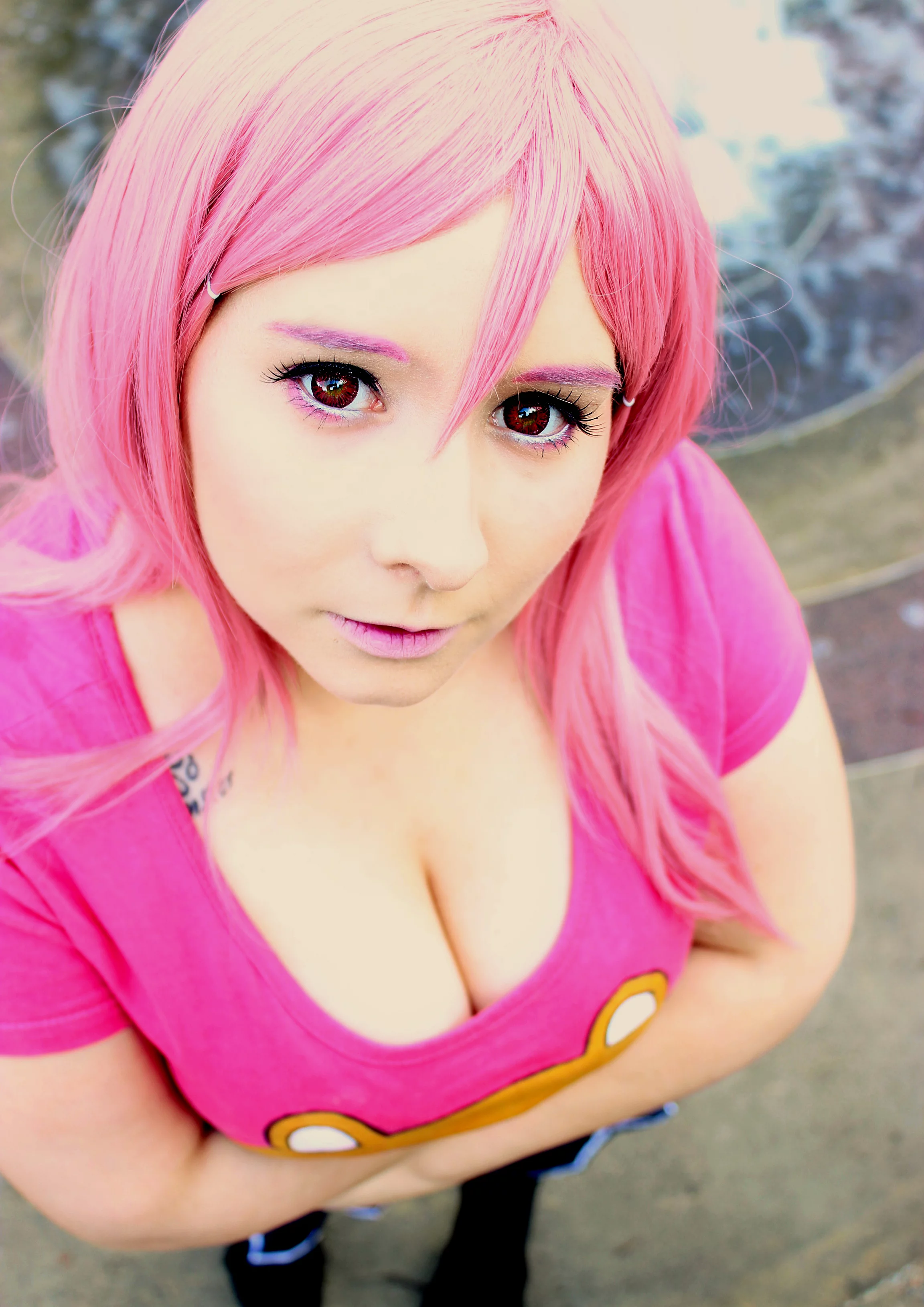 Cosplay-Cover: Satsuki Momoi (Pink Shirt)