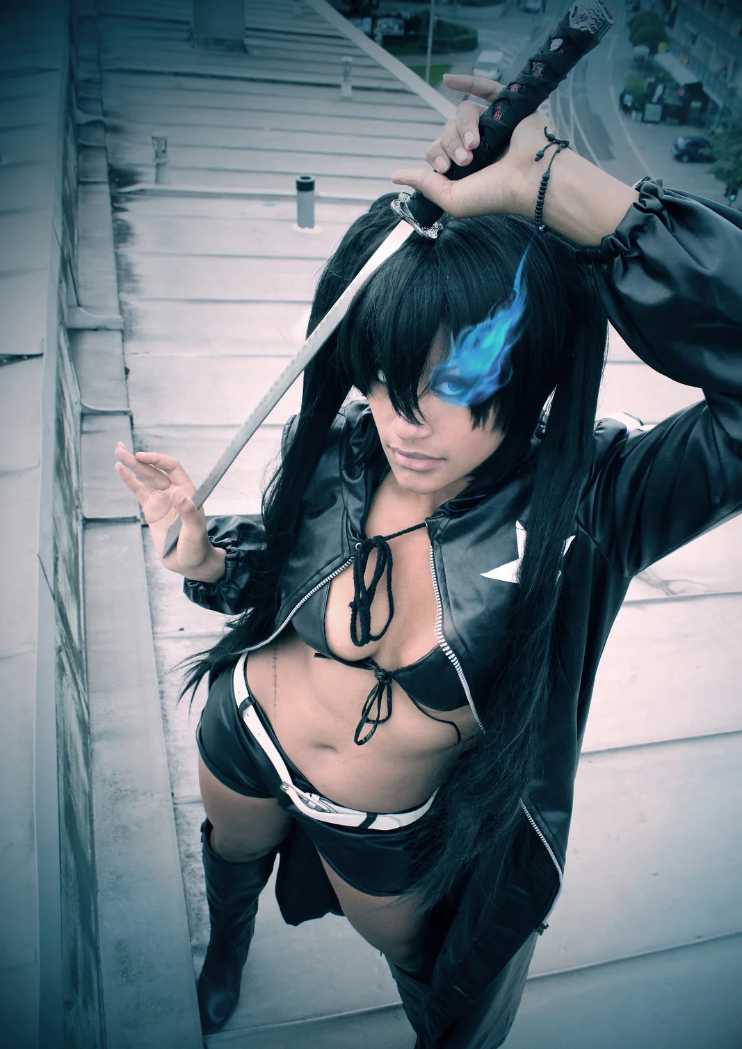Cosplay-Cover: Black★Rock Shooter ・ ブラック★ロックシューター