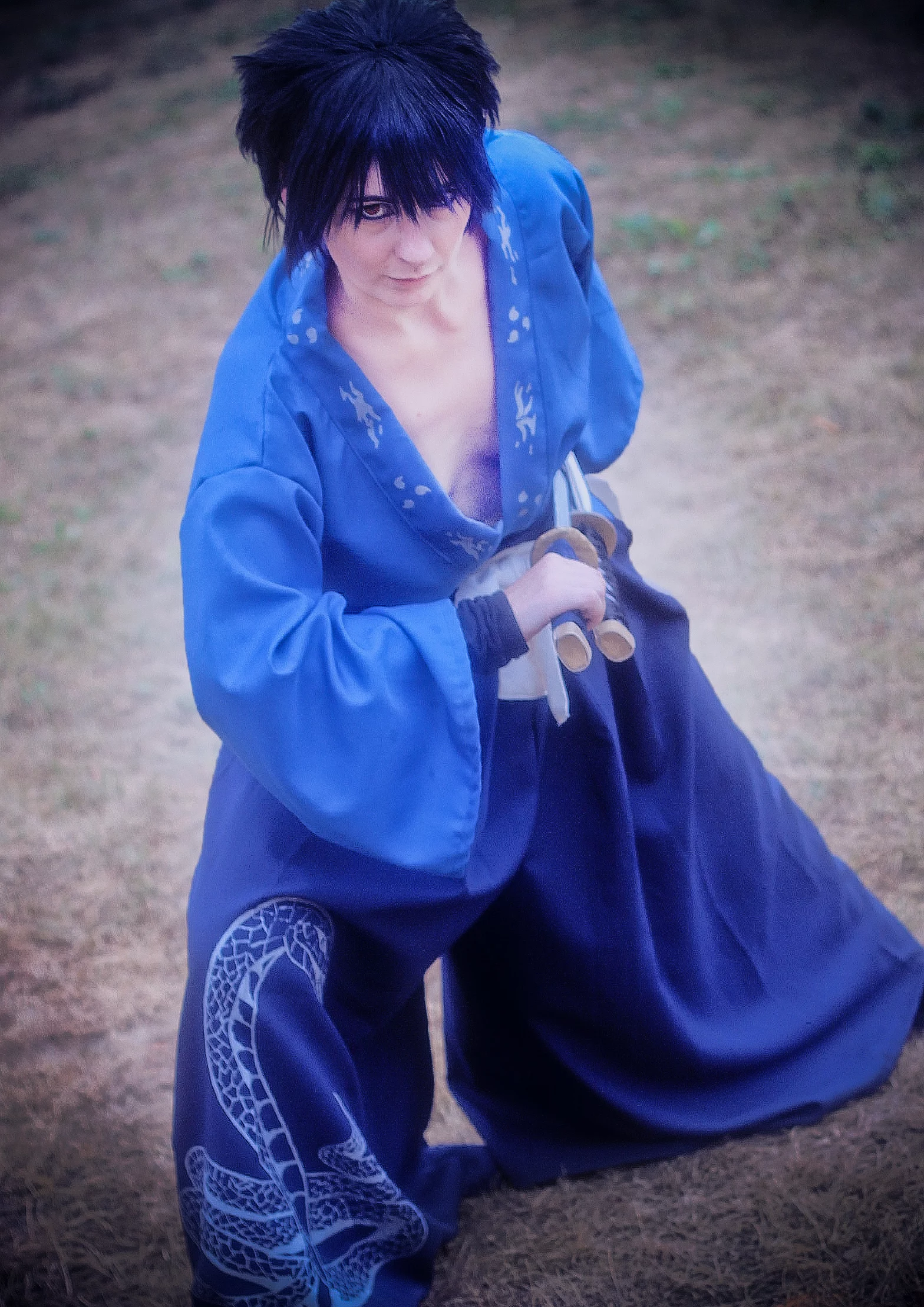 Cosplay-Cover: Sasuke Uchiha Samurai Style (FanArt by Cassy-F-E)