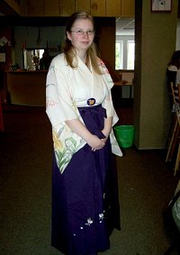 Cosplay-Cover: Kimono mit Hakama