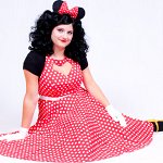 Cosplay: Minnie Maus (Red-White Polka Dots)