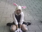 Cosplay-Cover: Weißes Kaninchen