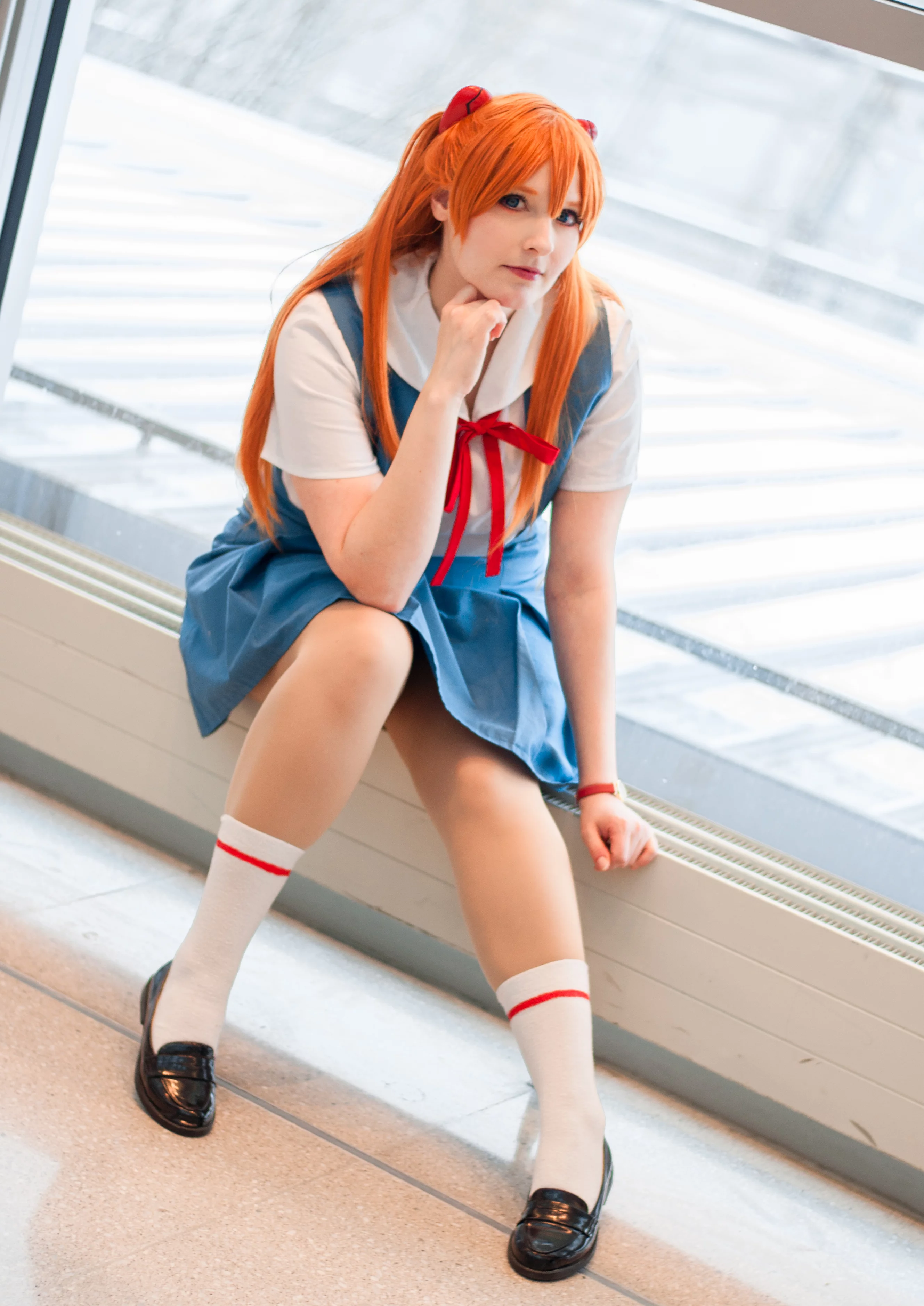 Cosplay-Cover: Asuka Sōryū Langley 『School Uniform』