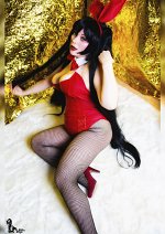 Cosplay-Cover: Mona [Red bunnysuit]