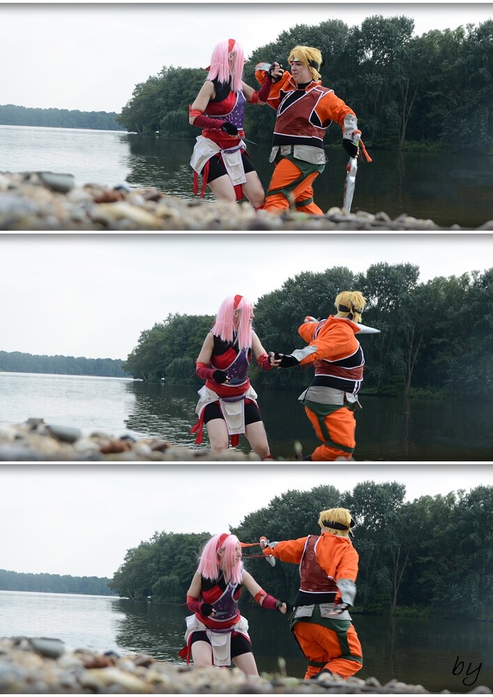 Cosplay-Cover: Sakura (naruto shippuden ryujinki)