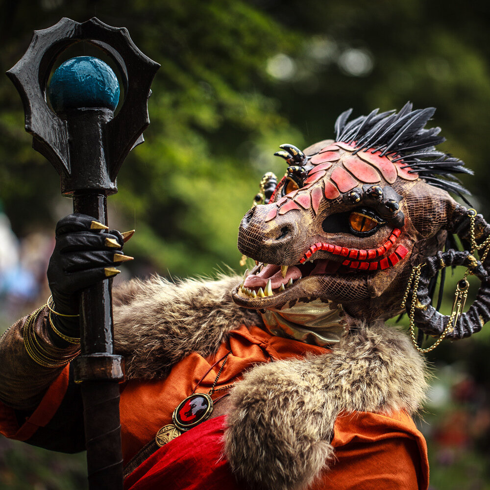 Cosplay: Nenais'u [Argonian Firemage]