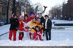 Cosplay-Cover: Zatsune Miku Weihnachtsversion