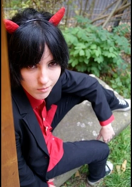 Cosplay-Cover: Uchiha Sasuke [Teufel halloween fanart © mutsumix]
