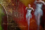 Cosplay-Cover: Satine Black Diamonds (Moulin Rouge)