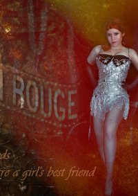 Cosplay-Cover: Satine Black Diamonds (Moulin Rouge)