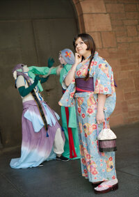 Cosplay-Cover: Hanami-Nanami [hellblauer Yukata]