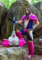 Cosplay-Cover: Taric - Age of the fifth (Rosenquarz) Skin