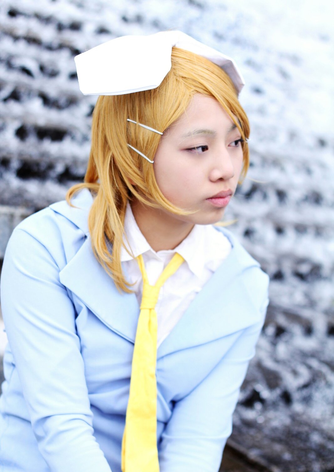 Cosplay-Cover: Rin Kagamine (Skeleton life&our manly BF Mr. Sax)