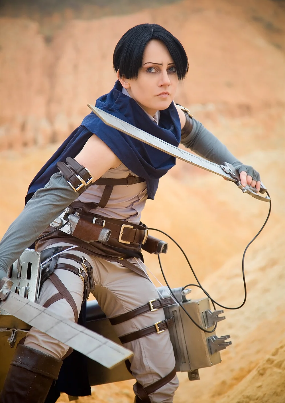 Cosplay-Cover: Levi (Wings of Counterattack - Game Version)