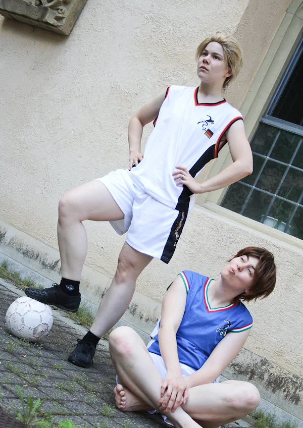 Cosplay-Cover: Fußball!Deutschland und Fußball!Italien (Hetalia)