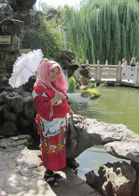 Cosplay-Cover: Chibiusa im Kimono