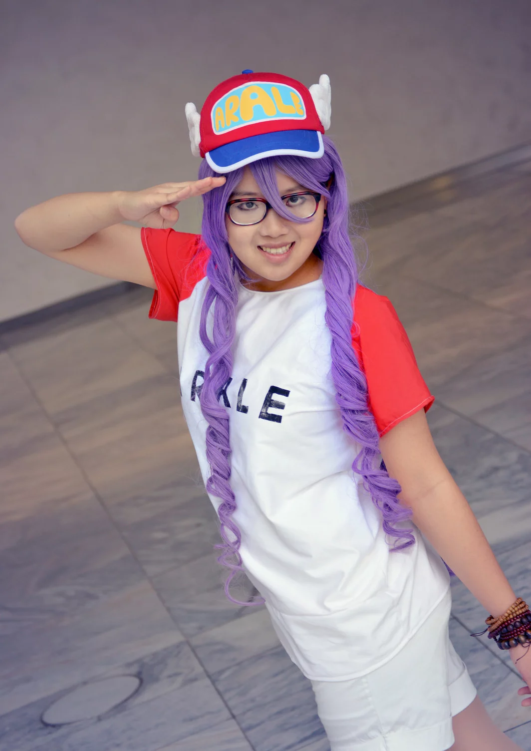 Cosplay-Cover: Arale Norimaki
