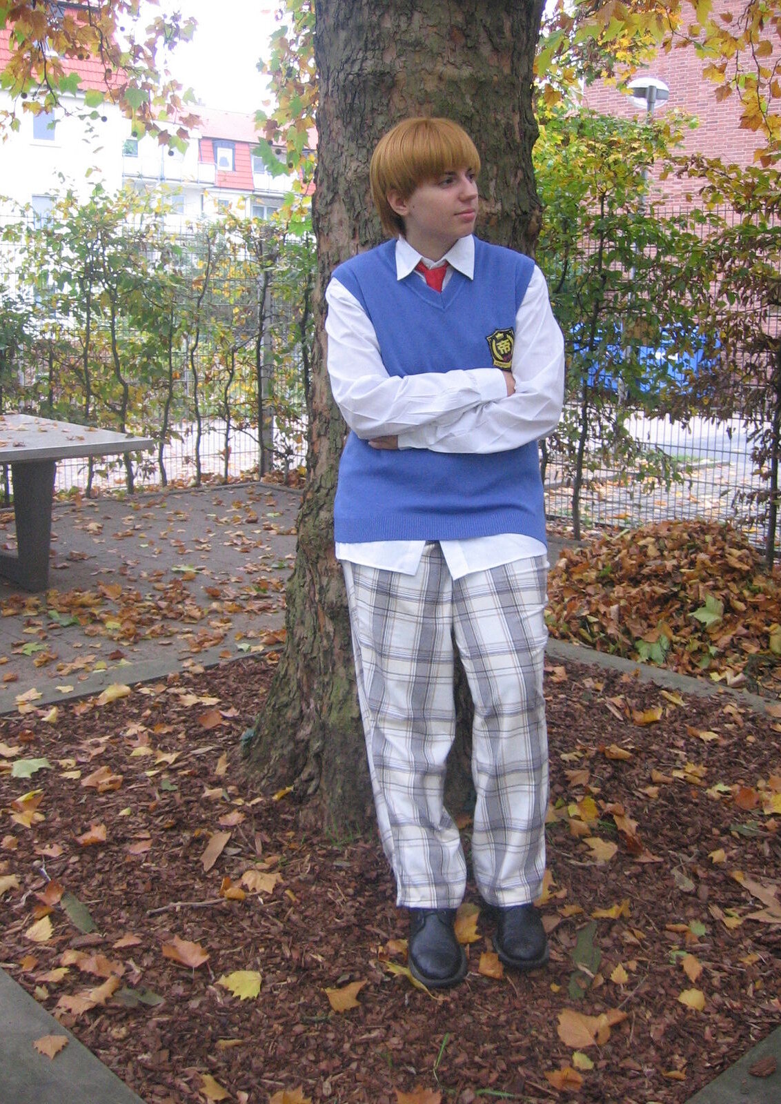 Cosplay-Cover: Hiyoshi Wakashi (Schuluniform)