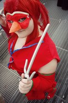 Cosplay-Cover: Roter Chocobo [Gijinka/female]