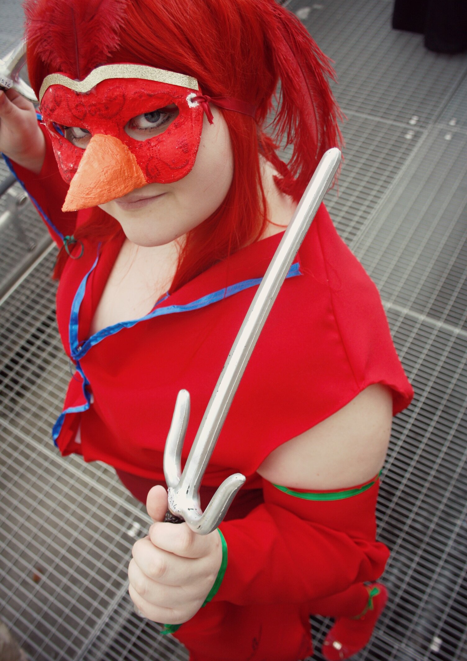 Cosplay-Cover: Roter Chocobo [Gijinka/female]