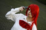 Cosplay-Cover: Mitsuru Kirijo (Schuluniform)