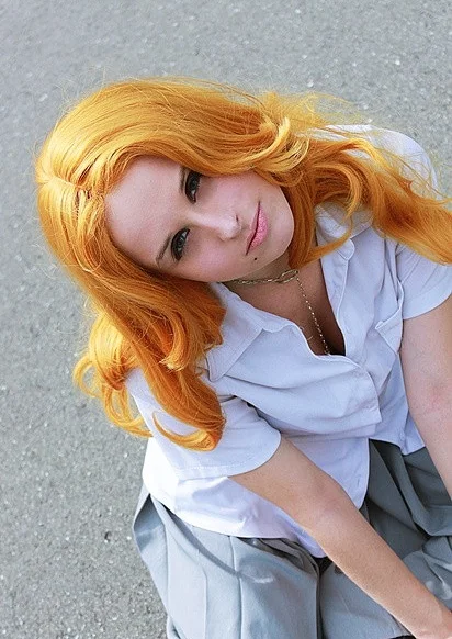 Cosplay-Cover: Matsumoto Rangiku ♥ Schooluniform